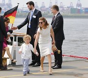 Kanados premjero žmona Sophie Gregoire-Trudeau su sūnumi
