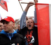 Protesto Var&scaron;uvoje akimirka