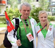 Klemensas Rim&scaron;elis ir Rūta Meilutytė