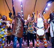 Koncerto &bdquo;Africa Night&ldquo; akimirka (Vilnius) 