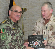 Gen. ltn Arvydo Pociaus ir gen. Shero Mohammado Karimi susitikimas