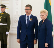 Mykolas Masilionis ir Dalia Grybauskaitė
