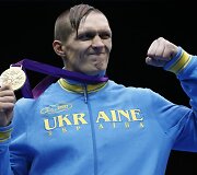 Ukrainos boksininkas Oleksandras Usykas