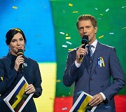 Koncerto &bdquo;Kartu iki pergalės&ldquo; akimirka