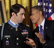Williamas Swensonas ir JAV prezidentas Barackas Obama