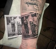D.Djačkovo per vieną dieną atliktos tatuiruotės.