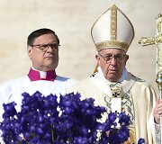 Popiežius Pranci&scaron;kus pasakė Velykų sveikinimą