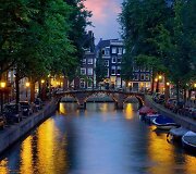 Vakaras Amsterdame