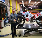 Balio Bardausko motociklo palydėtuvės