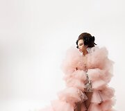 &bdquo;Giambattista Valli&ldquo; 2021 m. pavasario ir vasaros auk&scaron;tosios mados kolekcijos modelis