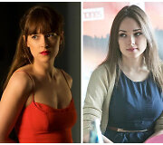 Dakota Johnson filme &bdquo;Penkiasde&scaron;imt tamsesnių atspalvių&ldquo; ir Rita Žliobaitė