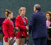Sambo imtynininkė Rūta Aksionova i&scaron;kovojo Europos žaidynių bronzos medalį