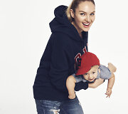 Candice Swanepoel su sūnumi Anacanu