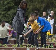Michelle Obama su vaikais
