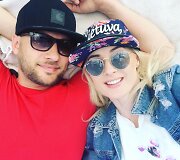 Kristina Ivanona su &scaron;irdies draugu Justinu
