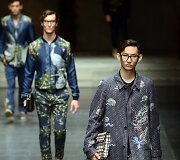 &bdquo;Dolce & Gabbana&ldquo; 2016 m. pavasario-vasaros kolekcijos modelis