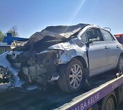 Algimantas Frankonis pateko į autoavariją