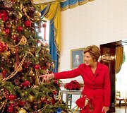 JAV pirmoji ponia Laura Bush