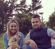 Justė Zinkevičiūtė su broliu Ernestu