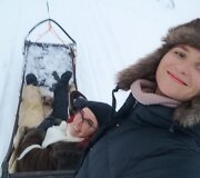 Justina Vaitiekūnaitė Laplandijoje
