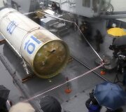 &Scaron;iaurės Korėjos &bdquo;Unha-3&ldquo; raketos dalis