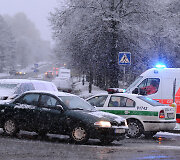 Pirmas sniegas Vilniuje
