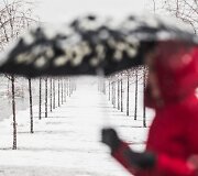 Pavasari&scaron;ką saulę Vilniuje vėl pakeitė sniegas 