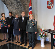 Norvegijos gynybos ata&scaron;ė Lietuvai pasikeitimo ceremonija