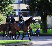Policijos pareigūnai sostinėje ruo&scaron;iasi sutikti futbolo sirgalius i&scaron; Lenkijos