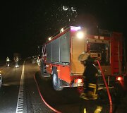 Prie Gargždų sudegė BMW 530