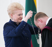 Dalia Grybauskaitė priėmė teisėjų priesaikas