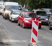 Transporto spūstis Vilniuje