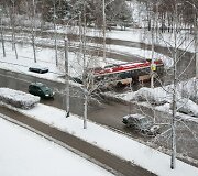 Sniegas užpylė Vilnių