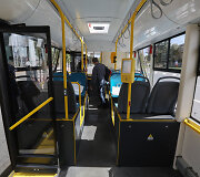 Elektrinis autobusas Vilniaus gatvėse