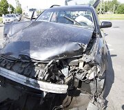 BMW ir VW susidūrimas Laisvės prospekte