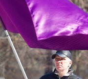 Neringos Venckienės rėmėjai Nepriklausomybės aik&scaron;tėje susirinko į protesto akciją.