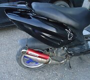 Sudaužytas motoroleris