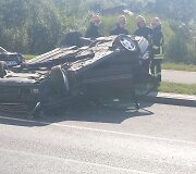 Avarija Vilniuje, netoli Gariūnų