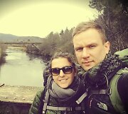 Dėl dovanos savo &scaron;aliai Simona Vidūnaitė ir Romas Usavičius ketina nueiti 2 tūkst. kilometrų pėsčiomis 
