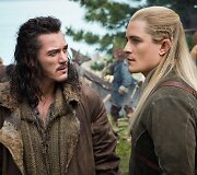 Luke'as Evansas ir Orlando Bloomas filme &bdquo;Hobitas: Penkių armijų mū&scaron;is&ldquo;