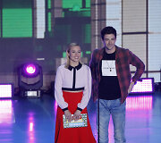 Kristen Bell ir Grantas Gustinas