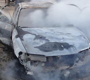 Sudegęs automobilis