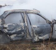 Sudegęs automobilis