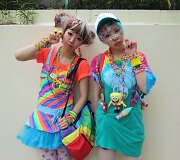 Paauglės Harajuku rajone