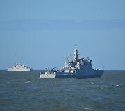 Baltijos &scaron;alių karinių laivų pratybos