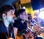 Justinas Stanislovaitis ir Tomas Legenzovas. Koncerto La Vie Boheme@ Soul Pepper akimirka