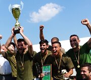 Užventyje (Kelmės r.) jau septintą kartą vyko tarptautinis senjorų futbolo turnyras &bdquo;Užvenčio Taurė 2016&ldquo;