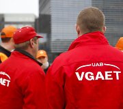 Prie Vilniaus savivaldybės piketavo gatvių ap&scaron;vietėjai