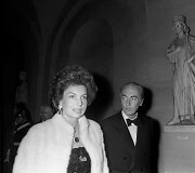 Liliane Bettencourt su vyru Andre Bettencourt (1973 m.)