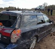 &bdquo;Subaru&ldquo; avarija prie &Scaron;venčionių